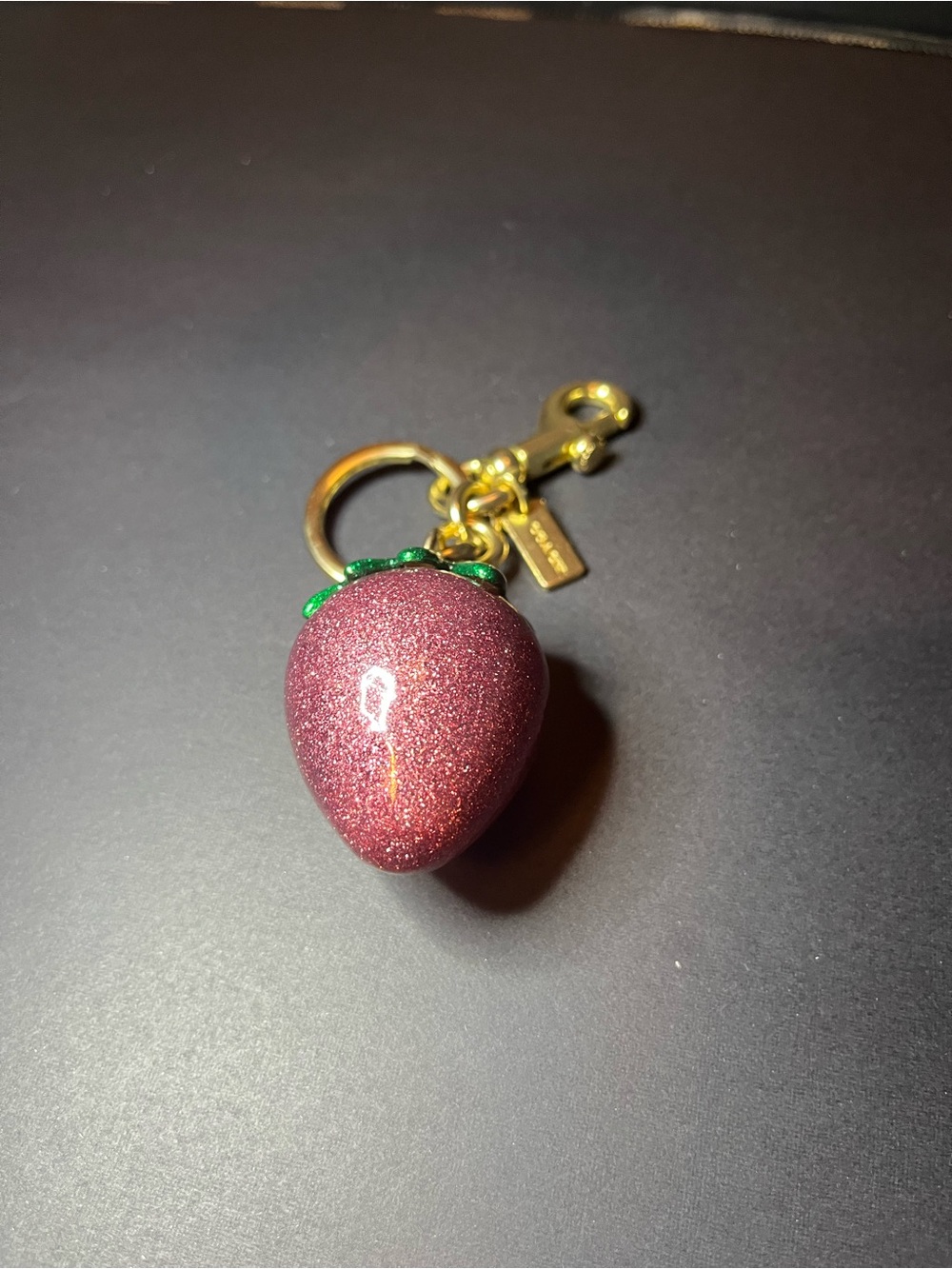 Coach Strawberry Bag Charm - Picture 2 of 4